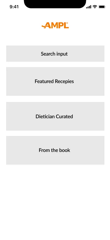 Wireframe · meal plans